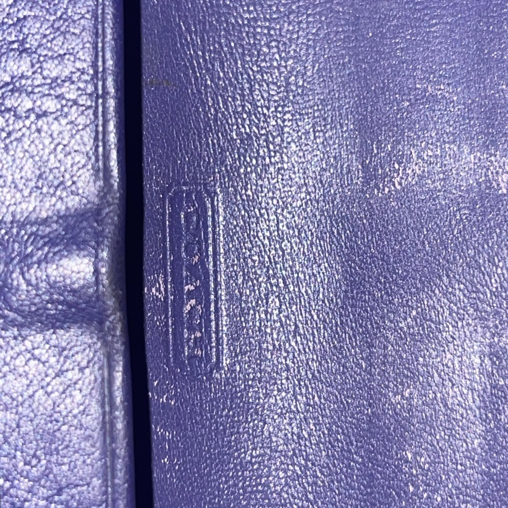 Coach Soft Wallet In Colorblock Mixed Leather Blu… - image 6